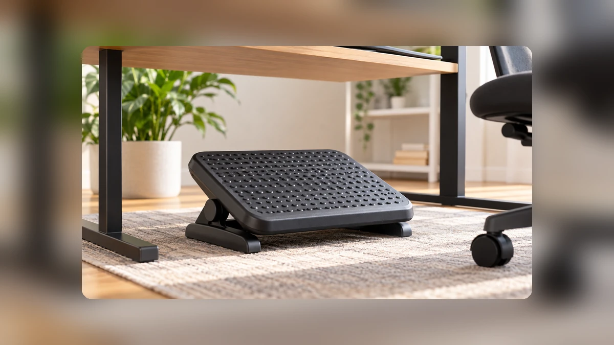 Desk Footrests guide illustration
