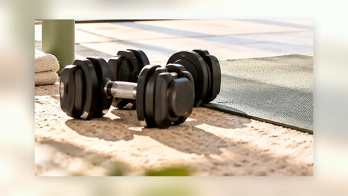Adjustable Dumbbells guide illustration