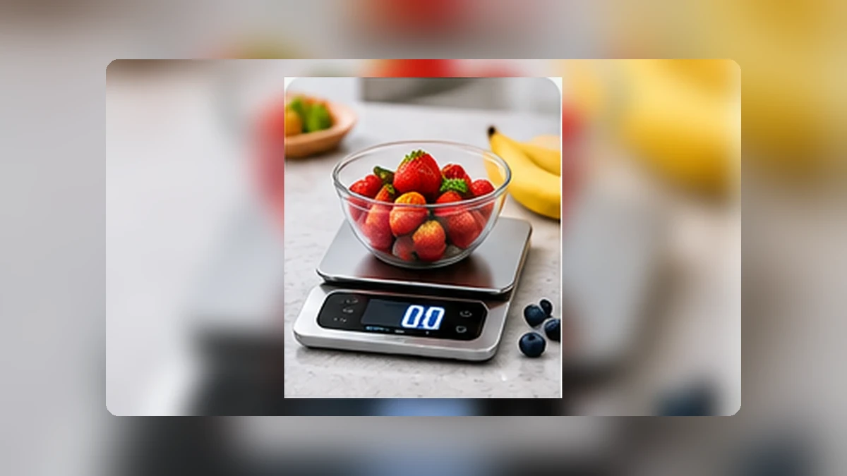 Digital Kitchen Scales guide illustration