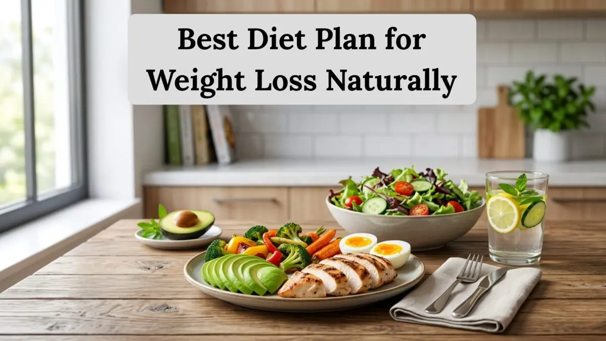 best diet plan for weight loss naturally with healthy meals and fitness