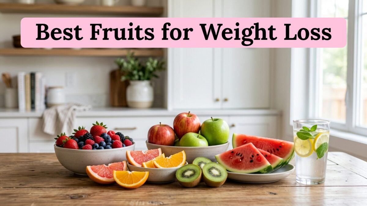 best fruits for weight loss with low calorie and high fiber options