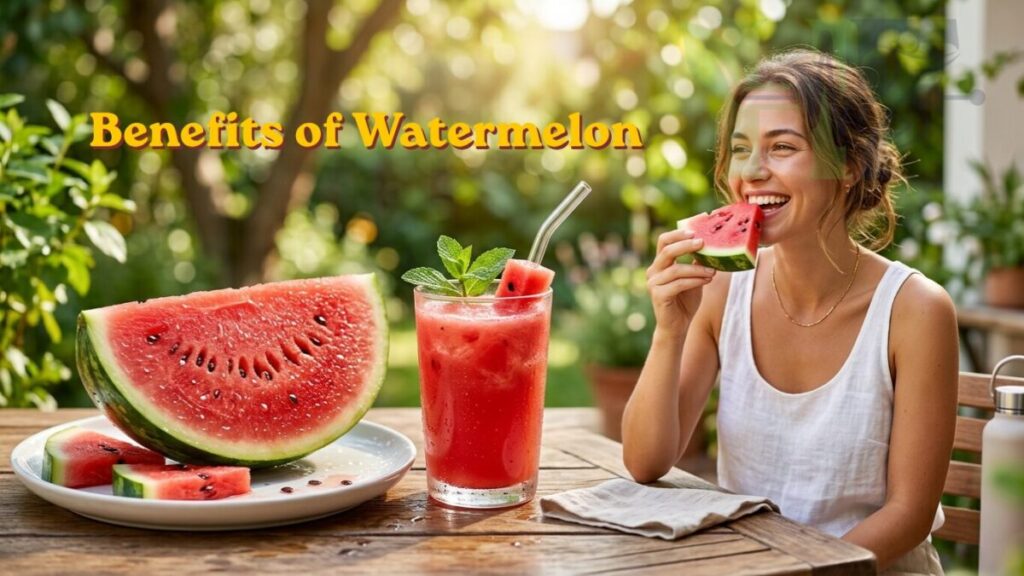 Fresh juicy watermelon for hydration and natural energy during summer