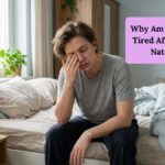 Person feeling exhausted after sleeping full night wondering why am I constantly tired