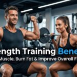 Person performing strength training exercises to improve overall fitness and muscle strength.