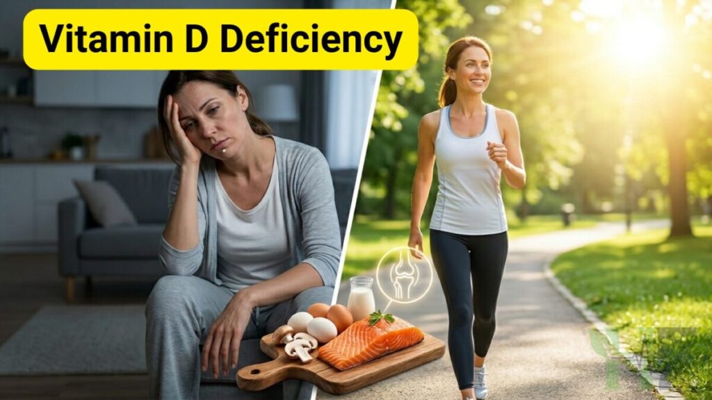 Common signs and symptoms of vitamin D deficiency